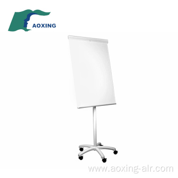 Portable Round Base Mobile Magnetic Flipchart Whiteboard